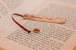 Copper and Red Bronze Colombian Coffee bean bookmark