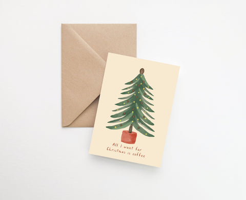 Christmas Coffee Card